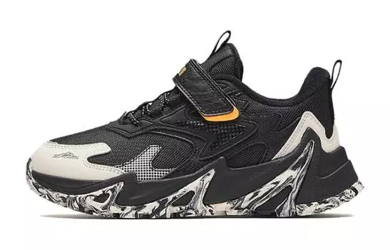 Кроссовки Anta kids Kids Lifestyle Shoes GS Mid-top Black/Orange, черный