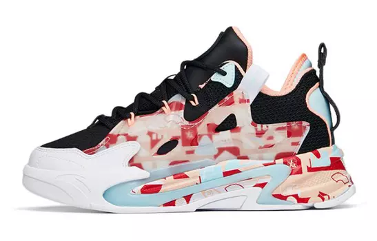 Кроссовки Anta kids Kids Lifestyle Shoes GS Low-top Black/white/blue