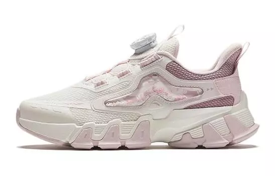 Кроссовки Anta kids Kids Lifestyle Shoes GS Mid-top White Purple Powder, белый/фиолетовый