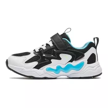 Кроссовки Anta kids Kids Lifestyle Shoes Kids Low-top Black/White, черный/белый