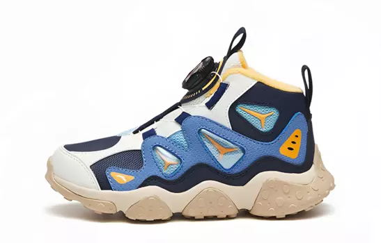 Кроссовки Anta kids Kids Lifestyle Shoes PS Mid-top Black/white/blue