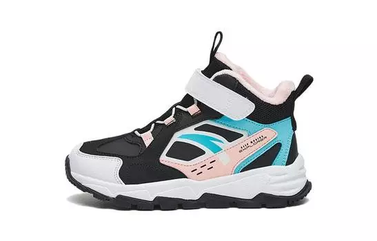 Кроссовки Anta kids Kids Lifestyle Shoes PS High-top Core Black / Cloud White / Team Shock Pink 2