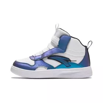 Кроссовки Anta kids Kids Lifestyle Shoes PS Mid-top ANTA White/blue, синий