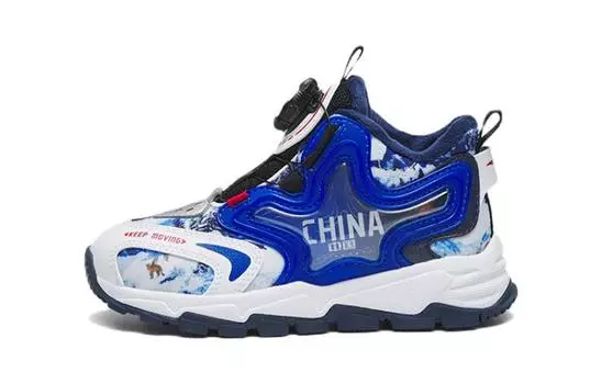 Кроссовки Anta kids Kids Lifestyle Shoes PS Low-top Blue/White