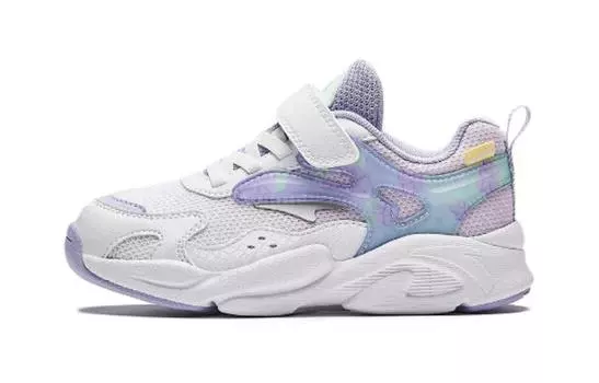 Кроссовки Anta kids Kids Lifestyle Shoes PS Low-top Mist Purple / Anta White / Ice Pink Blue, фиолетовый