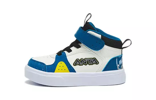 Кроссовки Anta kids Toddler Shoes TD High-top White/Blue/Black