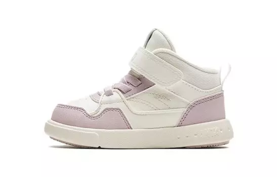 Кроссовки Anta kids Toddler Shoes TD High-top White/Pink