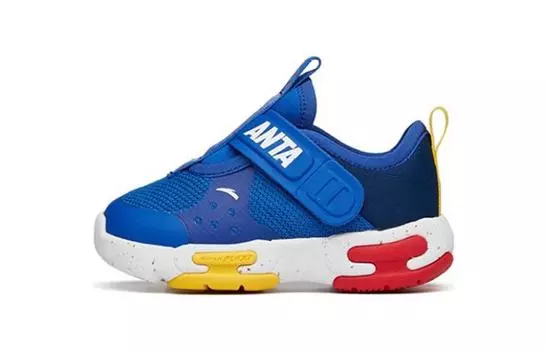 Кроссовки Anta kids Toddler Shoes TD Low-top Blue/yellow/red/white