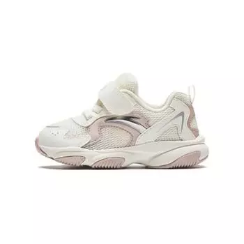 Кроссовки Anta kids Toddler Shoes TD Low-top Ivory White/lotus Ash, слоновая кость