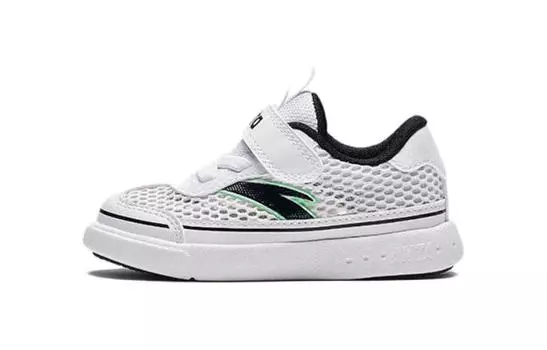 Кроссовки Anta kids Toddler Shoes TD Low-top White/Black, белый/черный