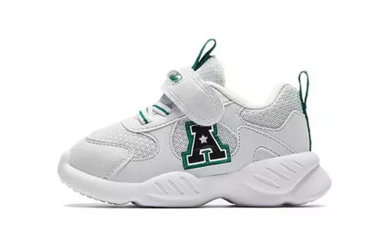 Кроссовки Anta kids Toddler Shoes TD Low-top Malachite Green, зеленый