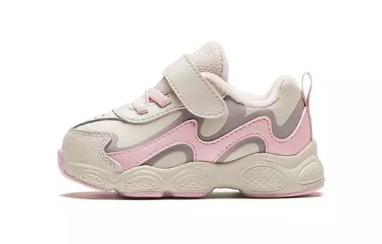 Кроссовки Anta kids Toddler Shoes TD Low-top Pink/White, розовый