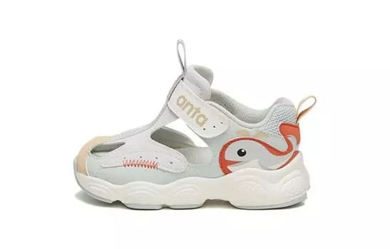 Кроссовки Anta kids Toddler Shoes TD Low-top White/orange