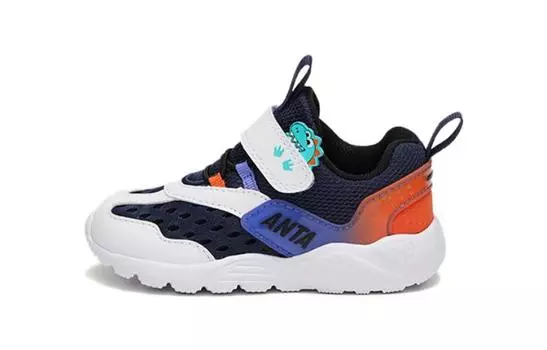 Кроссовки Anta kids Toddler Shoes TD Low-top White/black/orange