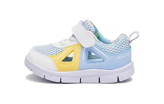 Кроссовки Anta kids Toddler Shoes TD Low-top Blue/White/Yellow