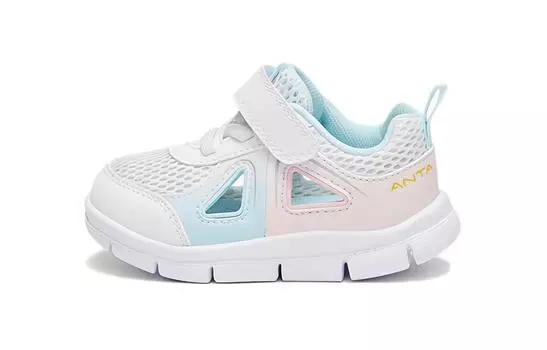 Кроссовки Anta kids Toddler Shoes TD Low-top White/pink/blue