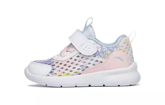 Кроссовки Anta kids Toddler Shoes TD Low-top White/Blue/Pink