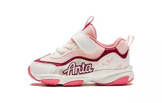 Кроссовки Anta kids Toddler Shoes TD Low-top White/Red, белый/красный