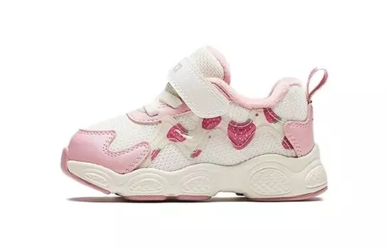 Кроссовки Anta kids Toddler Shoes TD Low-top White/Pink, розовый