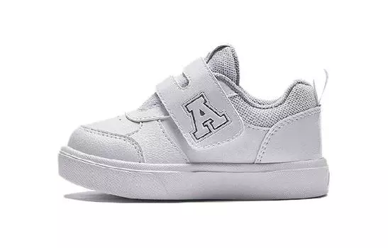 Кроссовки Anta kids Toddler Shoes TD Low-top White/Gray, белый/серый