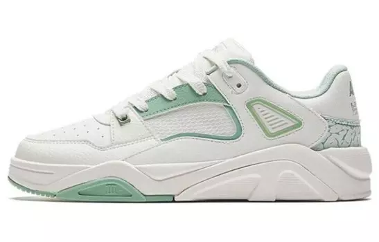 Кроссовки ANTA Lieyan3.0 Skateboarding Shoes Women's Low-top White/green, зеленый