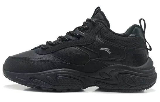 Кроссовки ANTA Life Collection Lifestyle Shoes Men Low-top Black, черный