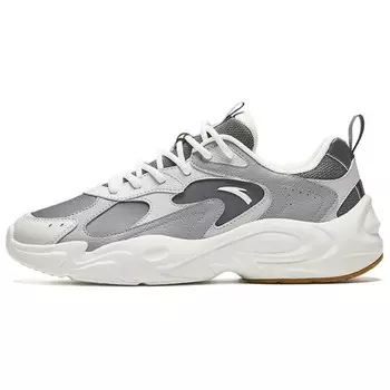 Кроссовки ANTA Life Collection Lifestyle Shoes Men Low-top Soot Grey/cumulus Grey, серый