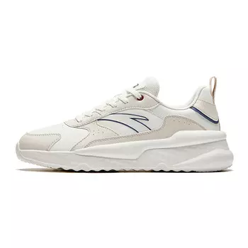 Кроссовки ANTA Life Collection Lifestyle Shoes Men Low-top Ivory/Gray, слоновая кость/серый