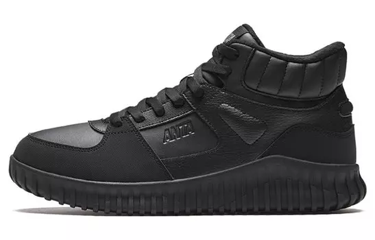 Кроссовки ANTA Life Collection Lifestyle Shoes Men High-top, черный