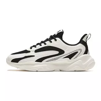 Кроссовки ANTA Life Collection Lifestyle Shoes Men Low-top Black/white, черный/слоновая кость