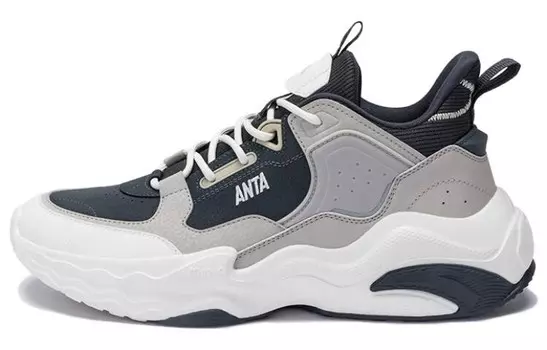 Кроссовки ANTA Life Collection Lifestyle Shoes Men Low-top Gray, серый