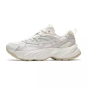 Кроссовки ANTA Life Collection Lifestyle Shoes Women's Low-top Ivory White/Sand Gray/Cloud Gray/Residual White, слоновая кость/серый