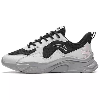 Кроссовки ANTA Life Collection Lifestyle Shoes Women's Low-top Black/Core Gray/Healing Pink, черный