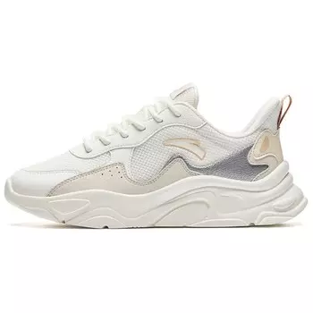 Кроссовки ANTA Life Collection Lifestyle Shoes Women's Low-top Ivory White / Sandy Gray / Oat White, серый