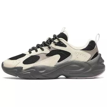 Кроссовки ANTA Life Collection Lifestyle Shoes Women's Low-top Black/oat White/pine Smoke Gray, черный