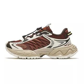 Кроссовки ANTA Life Collection Lifestyle Shoes Women's Low-top Smoke Red Brown/ivory White, белый