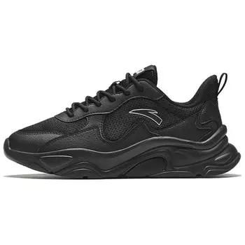 Кроссовки ANTA Life Collection Lifestyle Shoes Women's Low-top Black, черный