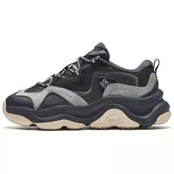 Кроссовки ANTA Life Collection Lifestyle Shoes Women's Low-top Inkstone Gray/granite Gray/white Gray Green, серый/зеленый