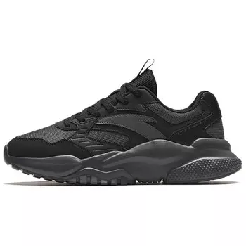 Кроссовки ANTA Life Collection Lifestyle Shoes Women's Low-top Castle Grey/black, черный