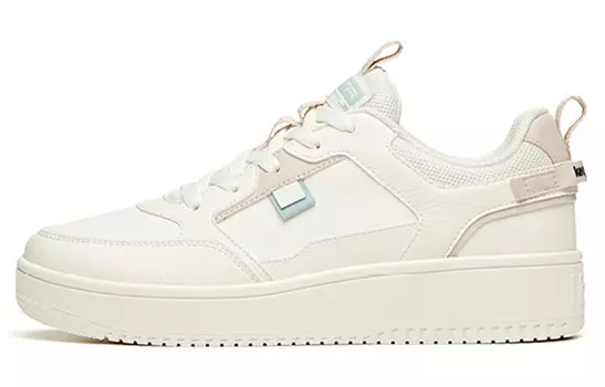 Кроссовки ANTA Life Collection Skateboard Shoes Women's Low-Top Ivory White/Lotus Grey