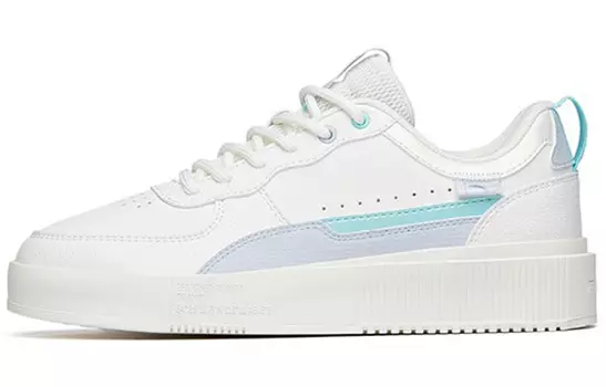 Кроссовки ANTA Life Collection Skateboard Shoes Women's Low-Top Ivory White/Ice Pink Purple
