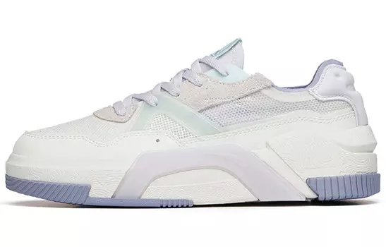 Кроссовки ANTA Life Collection Skateboard Shoes Women's Low-Top Ivory White/Misty Purple