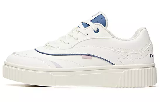 Кроссовки ANTA Life Collection Skateboard Shoes Women's Low-Top White Blue