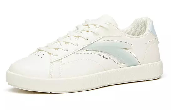Кроссовки ANTA Life Collection Skateboard Shoes Women's Low-Top Ivory White/FANTAsy Blue