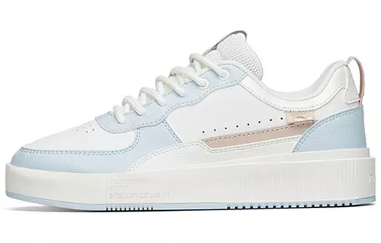 Кроссовки ANTA Life Collection Skateboard Shoes Women's Low-Top Ivory White/FANTAsy Blue