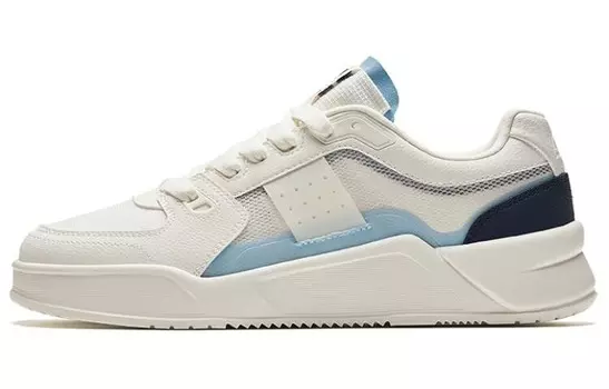 Кроссовки ANTA Life Collection Skateboarding Shoes Men Low-top Ivory White/waterfall Blue, слоновая кость