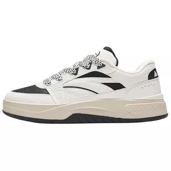 Кроссовки ANTA Life Collection Skateboarding Shoes Men Low-top Black/Ivory, черный/слоновая кость