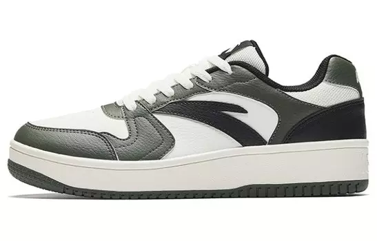 Кроссовки ANTA Life Collection Skateboarding Shoes Men Low-top, черный/белый/серый