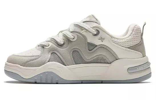 Кроссовки ANTA Life Collection Skateboarding Shoes Women's Low-top Beige/cyan, зеленый