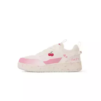 Кроссовки ANTA Life Collection Skateboarding Shoes Women's Low-top White/Pink, белый